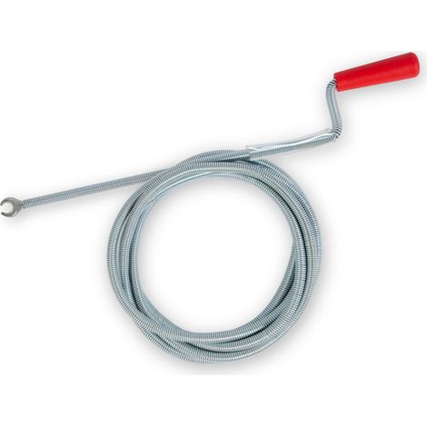Spirale pulizia tubi 3m Ø9mm con punta artiglio Ø20mm - EBERTH (1/5)