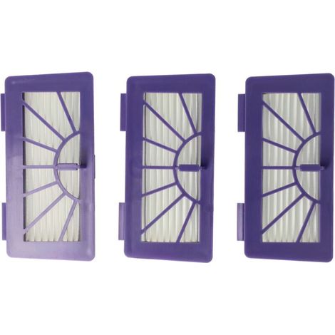 3x filtre compatible avec Neato XV-11, XV-25, XV-21, XV-12, XV-15 aspirateur - filtre HEPA violet (1/4)