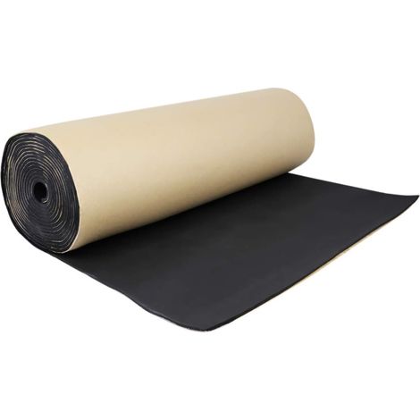 sourcing map Tapis d'isolant 3mm Voiture Capot Porte Isolation Acoustique Sonore Bruit Noir 60"x40"/152x100cm (1/5)