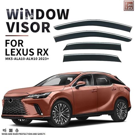 Accessoires auto, déflecteurs de pluie pour vitres Lexus RX 2023 2024 2025, lot de 4 ( ) (1/5)