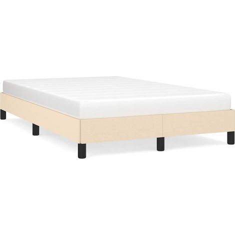 Maison Exclusive - Giroletto senza Materasso Crema 120x190cm in Tessuto (1/5)