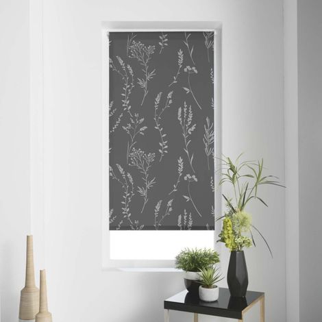 Store Enrouleur Tamisant "Forelista" 60x90cm Anthracite (1/3)