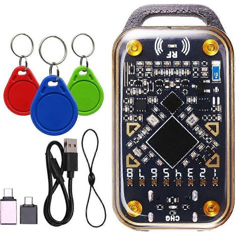 Lecteur de puces RFID Chameleon Ultra + Simulateur de carte à puce porte-clés 3XUID, Copieur NFC 125K 13,56 MHz, Décodeur de cartes à puce d'identification (1/5)