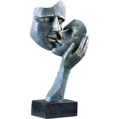 sculpture Dcorative Reprsentant Un Couple D'amoureux Bronze Sculpture Moderne Rsine Bureau Accueil Penseur Statues D'art De Dcoration Artisanat Cr