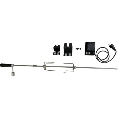 Primaster Grillspieß-Set mit Motor für alle Gasgrills Drehspieß (1/2)