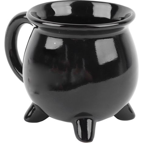 Chaudron de Sorcière Magique 300ml, Tasse Noire Scellée pour Déco Halloween, Accessoire de Table (1/5)