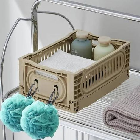 HOMBOXX 1 piece Color: Off-white Material: Plastic Foldable storage box for outdoor camping (1/5)