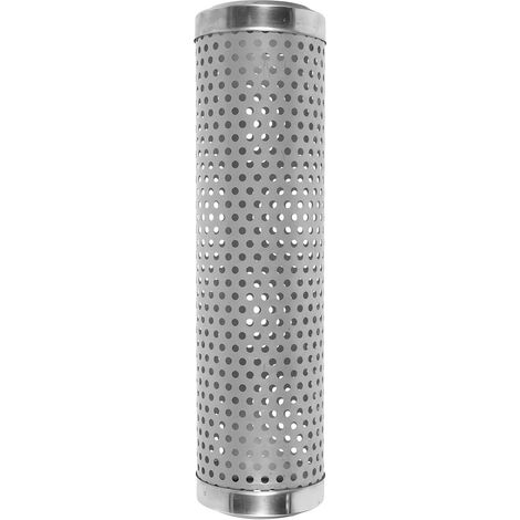 Grille de Protection Anti-obstruction Cheminée pour Métal Argenté Installation Simple et Stable, pour Fourneaux de Chauffage Cuisine, Usage Pratique Entretien Facile (1/5)
