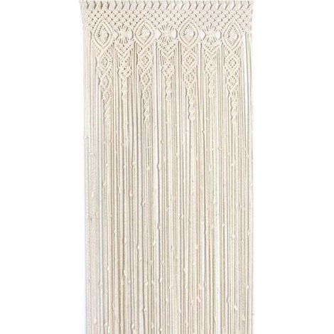 Rideau 90x180 cm bohème macramé (1/5)