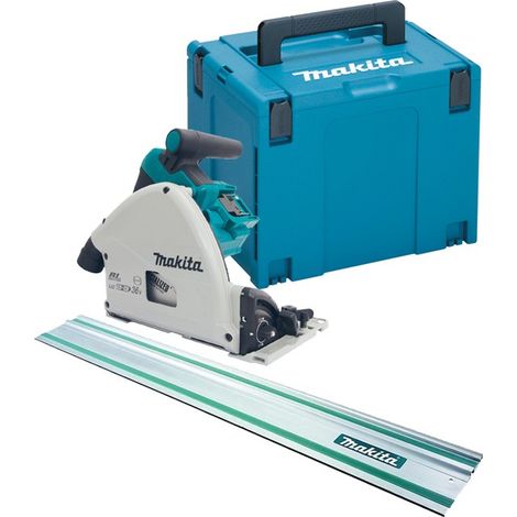 Makita DSP600ZJ 36v Twin 18v Brushless Plunge Cut Circular Saw 1x Guide Rail (1/4)