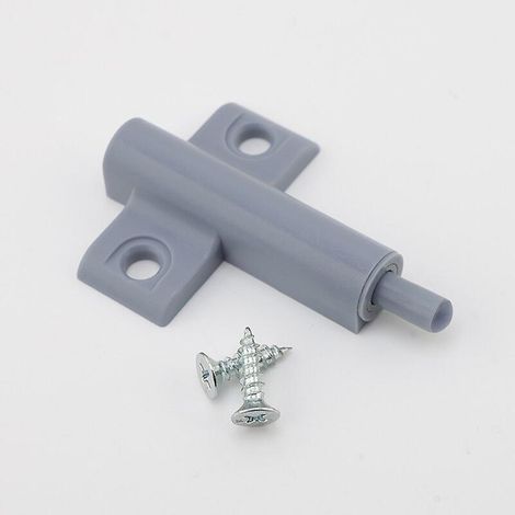 5 pièces de quincaillerie pour portes d'armoires, gris et blanc, amortisseurs de chocs silencieux, protection anti-collision