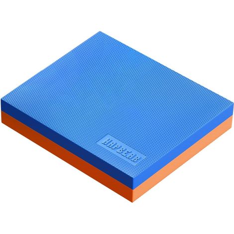 Balance Pad - 40x33/50x40cm,Coussin d'Équilibre Antidérapant 6 cm d'Épaisseur–Pour l'Équilibre,la Stabilité,la Physiothérapie et le Fitness,avec Bande de Résistance Incluse. (1/5)