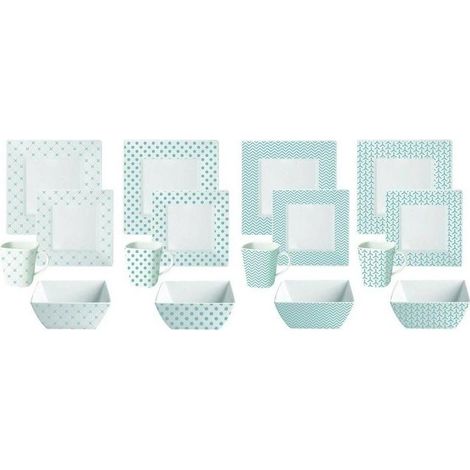 Set Vaisselle 16 pièces SCANDIC en mélamine