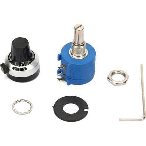Potentiomètre - 100 Ohm - 2 W - Tolérance ±0,002 % - Réglage Par Rotation - Film De Carbone - Pour Instruments Électroniques Et Compteurs - 1 Pièce (1/4)