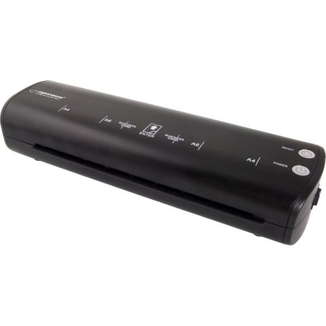 Esperanza A4 Hot / cold laminator 250 mm/min Black (1/2)
