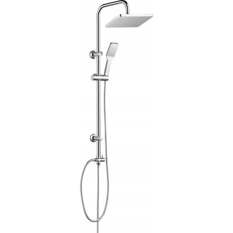 Set doccia Amfisa a parete con soffione a pioggia e doccetta, cromato, 100 cm (1/4)