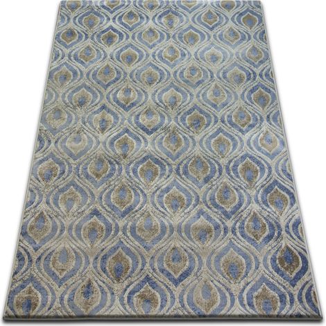 Alfombra DROP JASMINE 030 azul claro/color humo blue 133x190 cm
