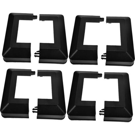 Bouchons en plastique INOOMP pour poteaux carrés 60x60 mm (1/5)