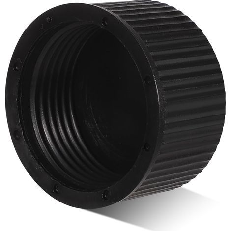 Bouchon de vidange filtre à sable piscine – Plastique noir – Joint caoutchouc inclus – Compatible avec SWIMPro et Pro Series