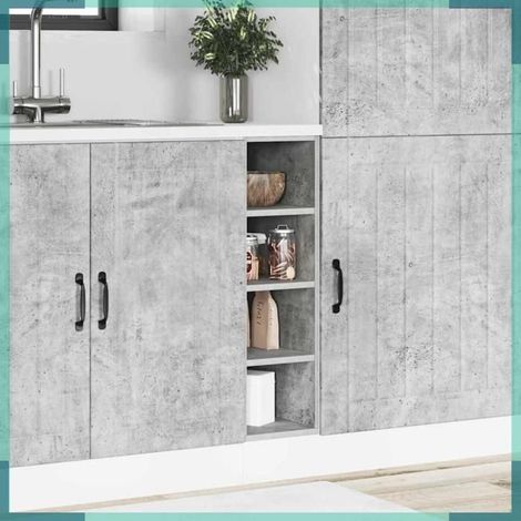 854187 Meuble bas 'Riga' Gris béton 20 x 44,5 x 81,5 cm Bois d'ingénierie (1/5)