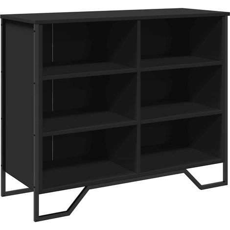Maison Exclusive - Credenza Nera 91x35,5x74,5 cm in Legno Multistrato