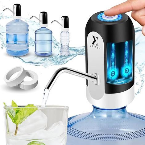 Water dispenser, electric tap for cold water canisters, dosing pump with two adapters. (1/5)