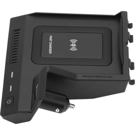 Support téléphone voiture chargeur sans fil 15W QC3.0 USB pour Mercedes Classe C W205 2015-2020 station induction rapide (1/5)