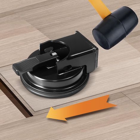 Leistungsstarkes Werkzeug zum Füllen von Bodenfugen, robuster Saugnapf für Parkettböden mit Nanogel-Klebepad für Holz, Vinyl, Laminat, perfekt zum Füllen (kein Hammer erforderlich) (1/5)