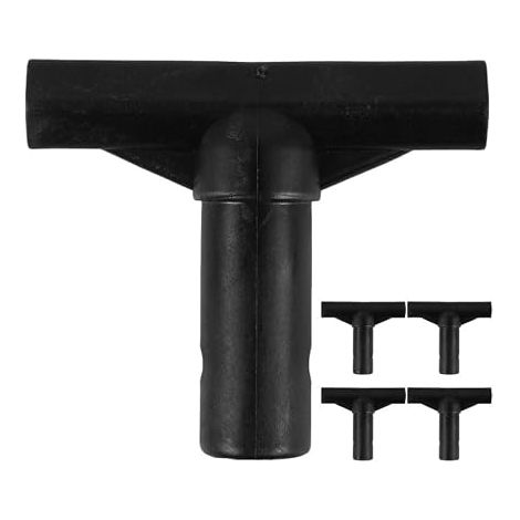 5pcs Replacement for Trampoline Poles Black Pole Protector End Cap Plastic Tube Connector for Trampoline (1/5)