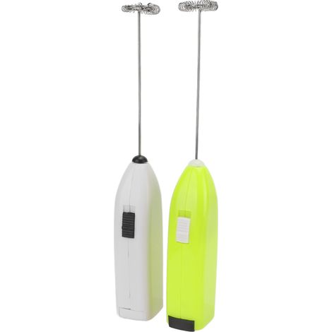 Batteur électrique mini 2 pièces, vitesse élevée, tête en acier inoxydable, pratique et durable, anti-rouille, mélangeur multifonction pour cuisine. (1/5)