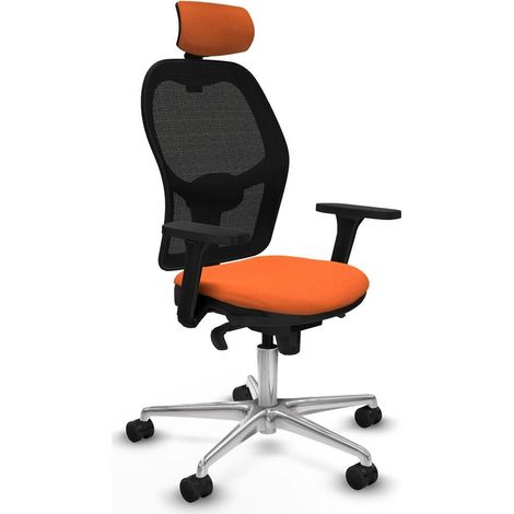 piqueras-y-crespo Modello sedia da ufficio arancione confortevole