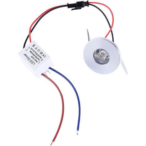 Spots LED encastrés au plafond, compatibles avec un éclairage à montage en surface (lot de 5). (1/5)