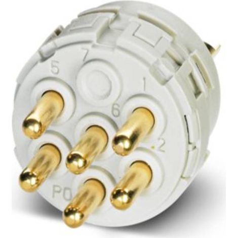 Inserti contatti con contatti saldati adatti alle serie RC, UC e TC 1594263 RC-07P1N120000 Phoenix Contact Contenuto: 1 (1/2)
