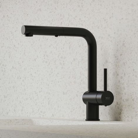 Kronenbach Lima Style Einhebel Küchenarmatur mit schwenkbarem Auslauf, herausziehbare Handbrause mit 2 Strahlarten (1/5)