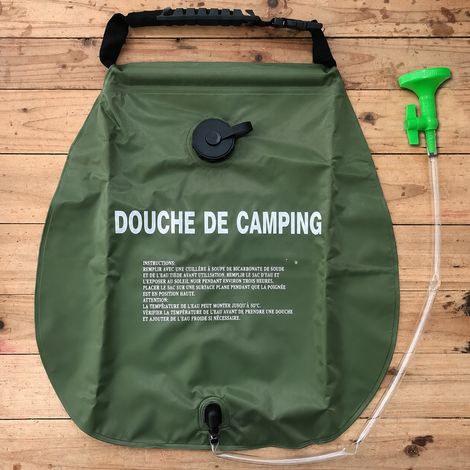 Douche solaire de camping 20L sac d'eau extérieur modèle simple réf 2045 30 × 15 × 7 cm 450 g – Livraison gratuite