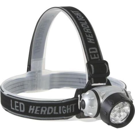 Lampe frontale LED, lampe LED frontale, torche frontale, bandeau LED frontale, bandeau LED chantier, lumière frontale, 7 LEDs blancs brillants, 4 modes d'éclairage (1/4)