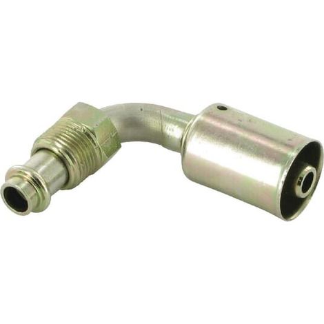 Raccordo a/c Nr.8 90° 3/4"-16 tubo std-acciaio UNIVERSALE KL070141 (1/2)