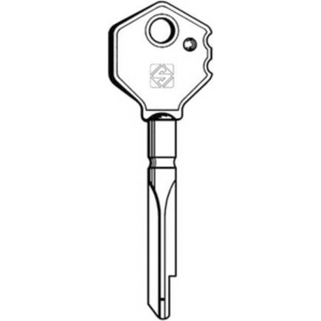5 x SILCA XY4P CHIAVE CROCE TESTA PLASTICA