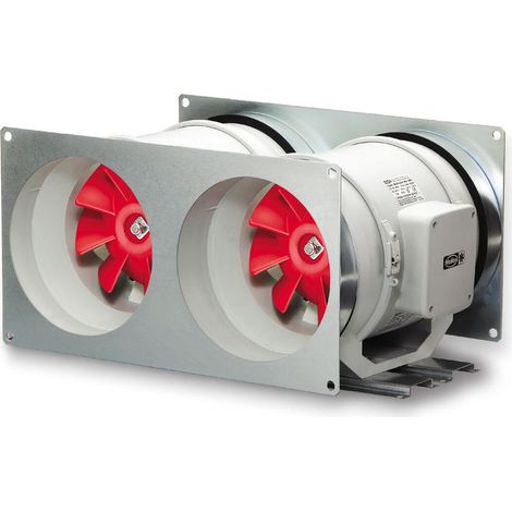 Helios MVP 100 Multivent Parallel-Twin-Unit 1-PH, 230V, 480m3/h, 40/40W, kompletter Bausatz in 3 Kartons