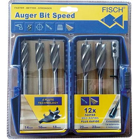 Schlangenbo.Bit-Satz150mm 14-16-18-20-22+Verl.Fisch (1/2)