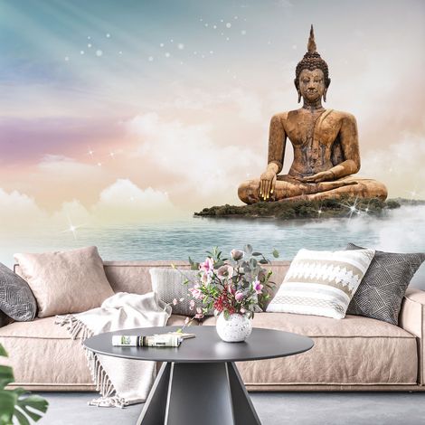Papier peint panoramique - Bouddha - 130 cm x 89 cm (1/4)