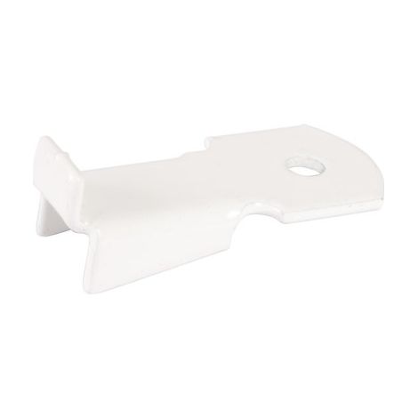 Taquet crémones à ailettes en acier blanc