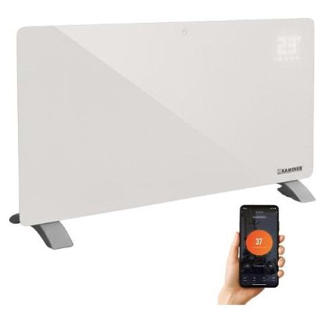 Radiateur électrique Kaminer zelva 2500W contrôle wifi (1/2)