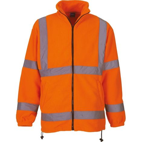 Giacca Yoko in pile Hi-Vis Arancione L