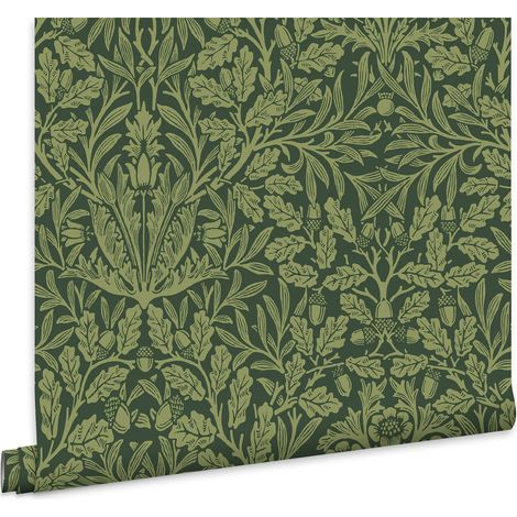 William Morris At Home Vliestapete Acorn Garden Grun 10mx52cm (1/5)