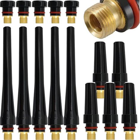 Bouchon Arrière Kit d'accessoires pour WP-17 18 26 Torche de soudage Longues (57Y02), Moyennes (57Y03), Courtes (57Y04) Capuchon arrière Pièces de Rechange (1/5)