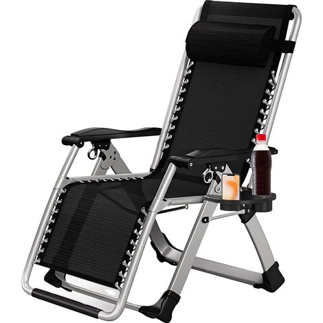 Transat, Design Pliable, Têtière Confortable, gris (1/2)