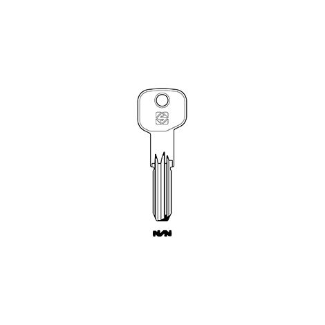 CHIAVE PUNZONATA FACCHINETTI FF28 SILCA - OTTONE NICHELATO - 2 pezzi