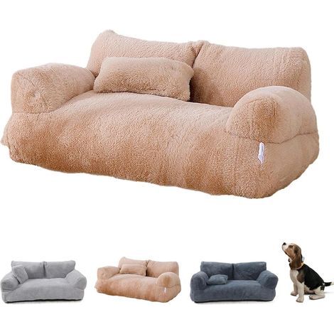 Haustiersofa, weicher Plüsch, rutschfeste Unterseite, maschinenwaschbar, für Hunde und Katzen (1/5)