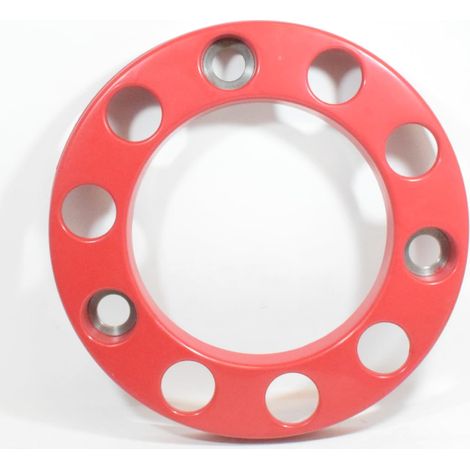 PVC Radmutterabdeckung für Lastwagen 22.5 in ROT, BB105440